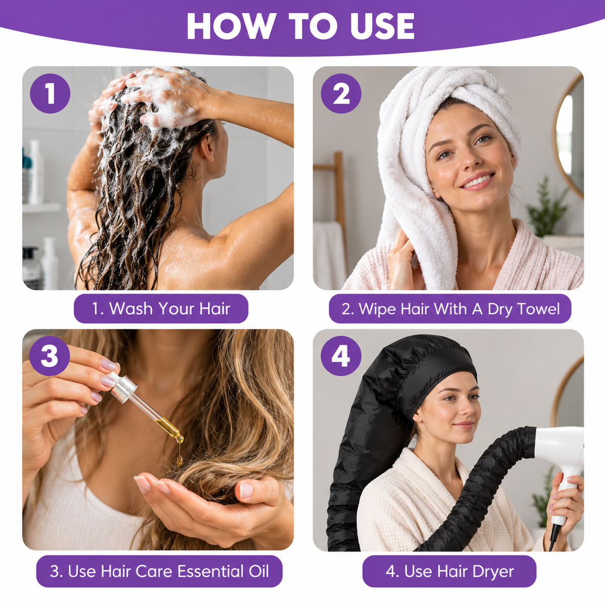AirEase™ Hands-Free Hair Dryer